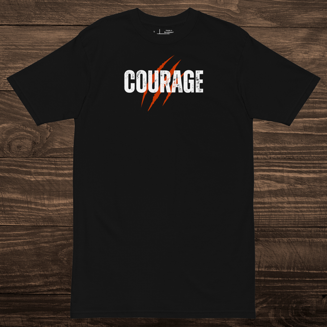 Men’s Premium Heavyweight Tee | Courage