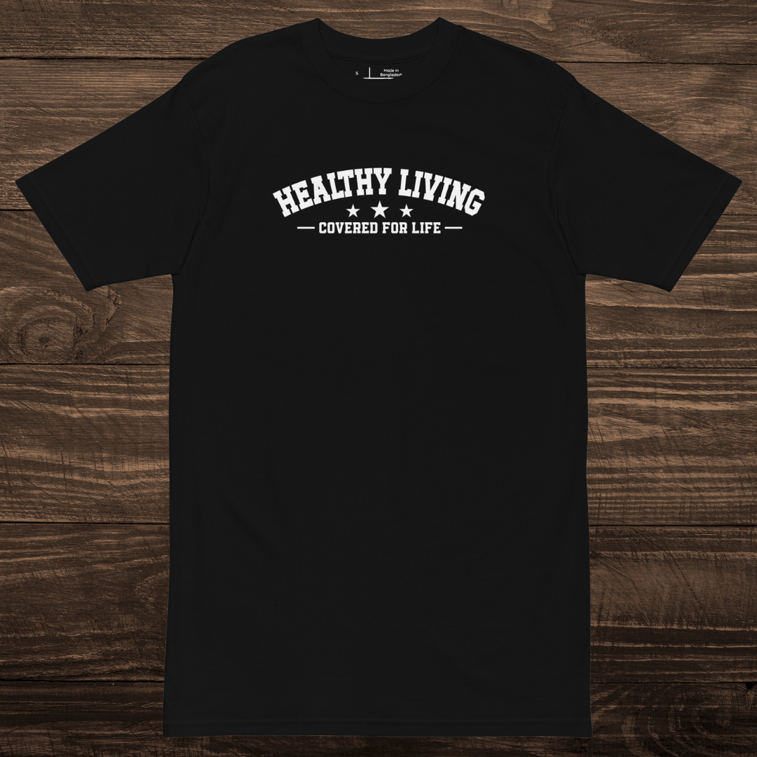 Men’s Premium Heavyweight Tee | Medicare Healthy Living 