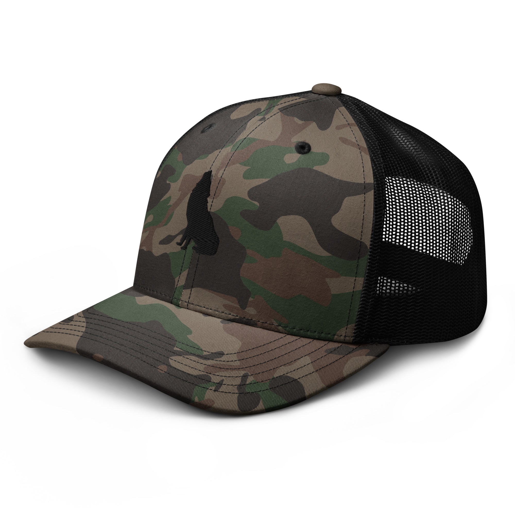 Camouflage Trucker Hat | Hauling Wolf