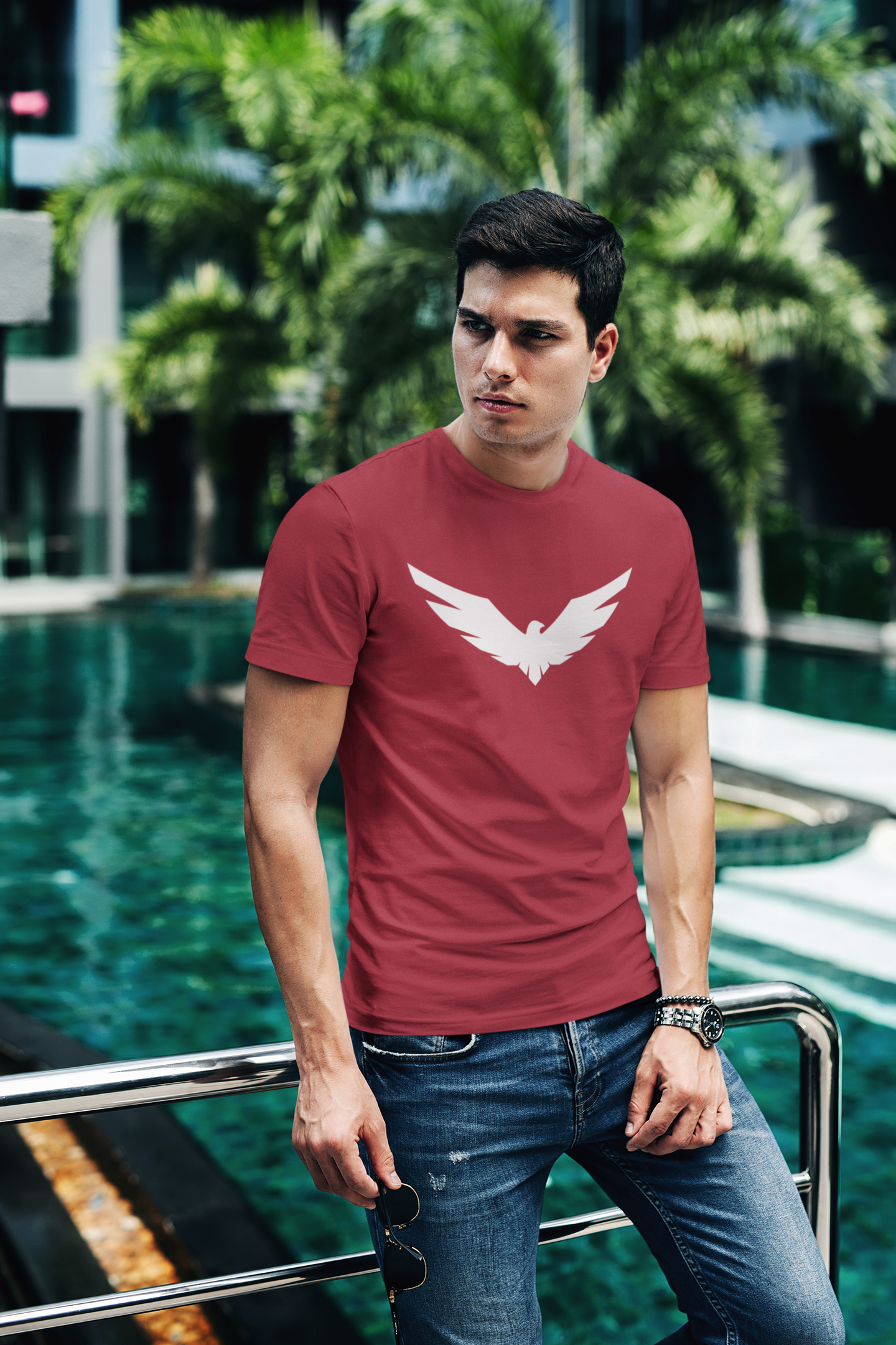 Men’s Premium Heavyweight Tee | Eagle