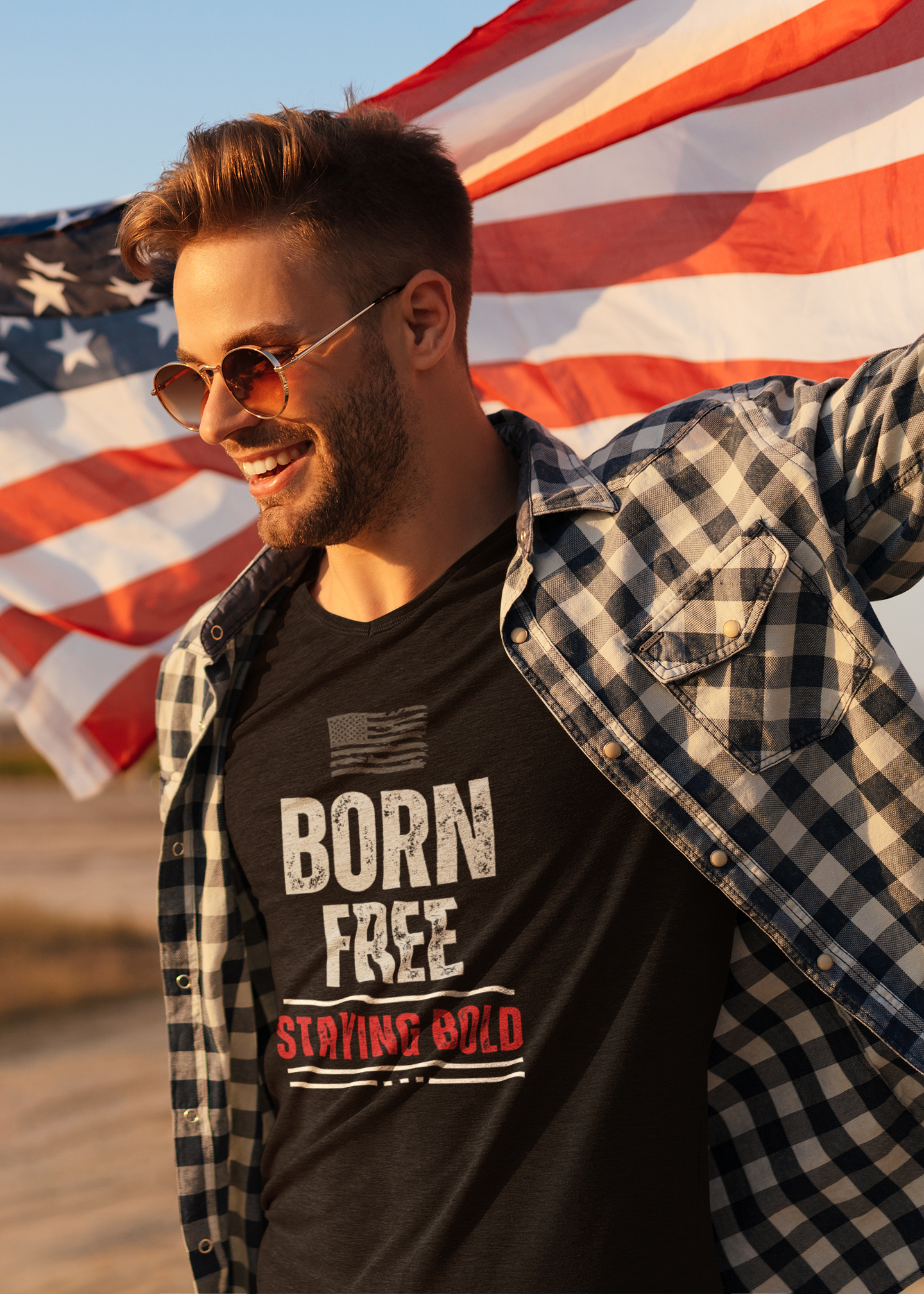 Men’s Premium Heavyweight Tee | Born Free